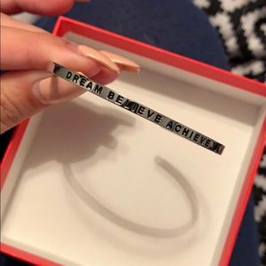 Dream Believe Achieve bracelet